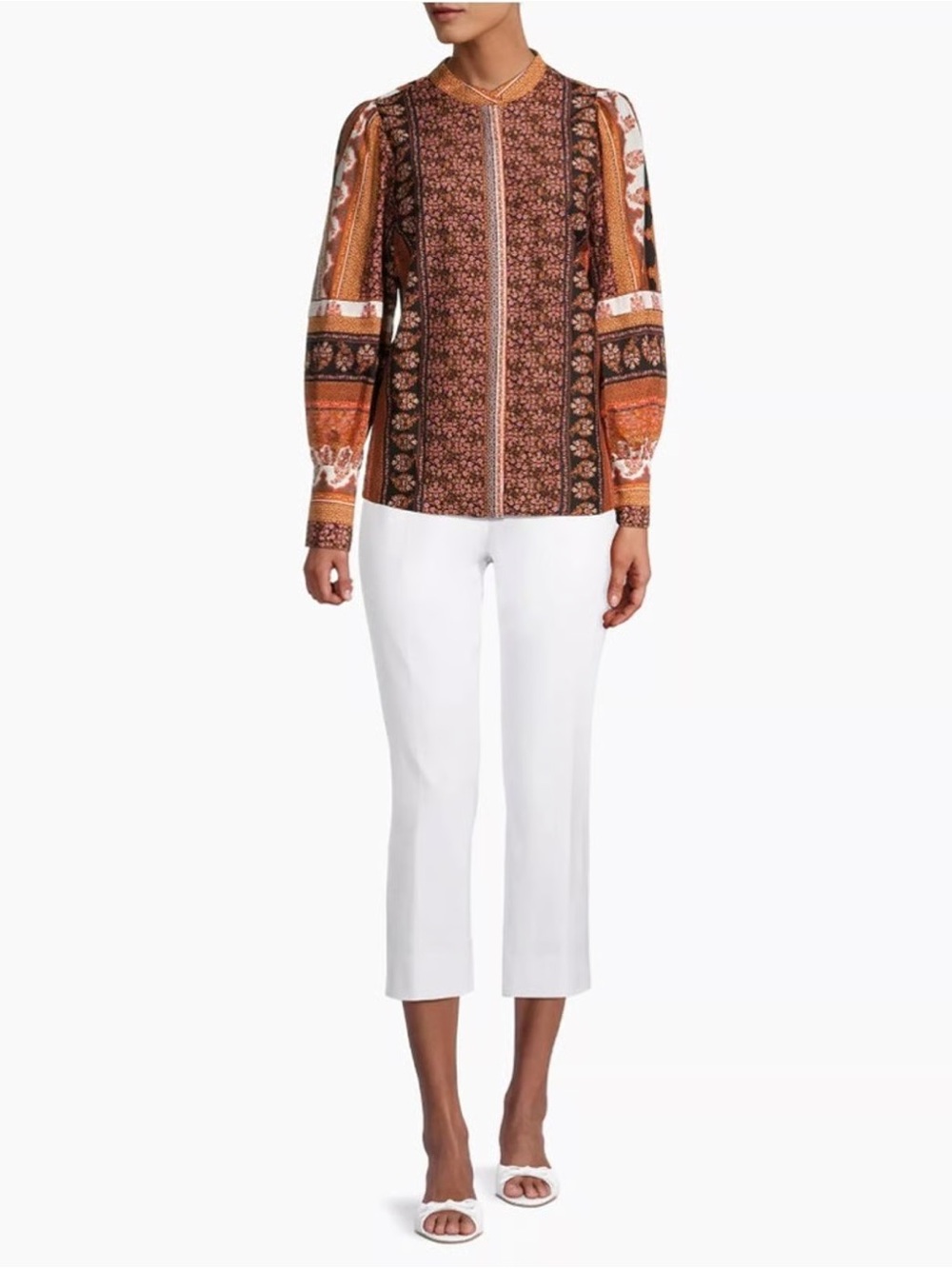 Kobo Halperin Printed Cotton/Silk Blouse - Picture 8 of 8